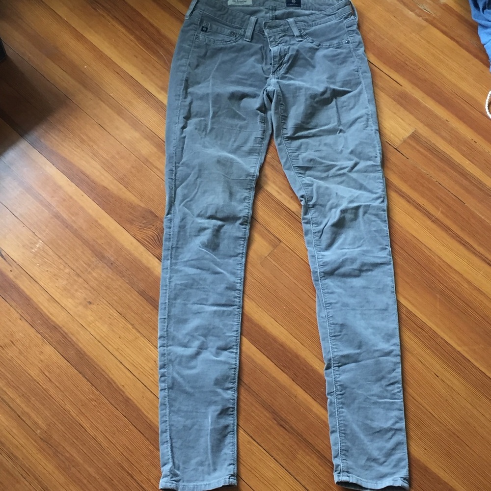 AG GREY CORDUROYS